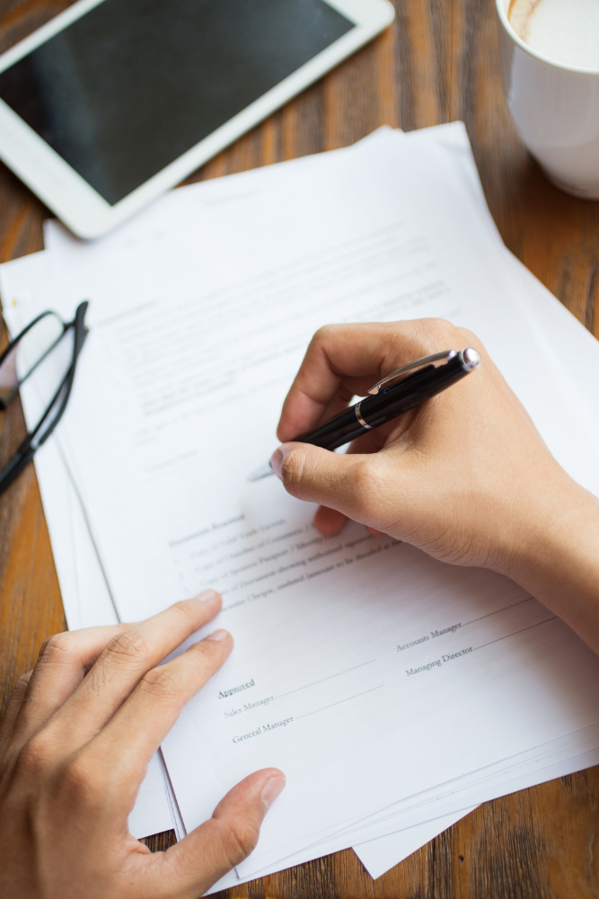 Statutory registration documentation